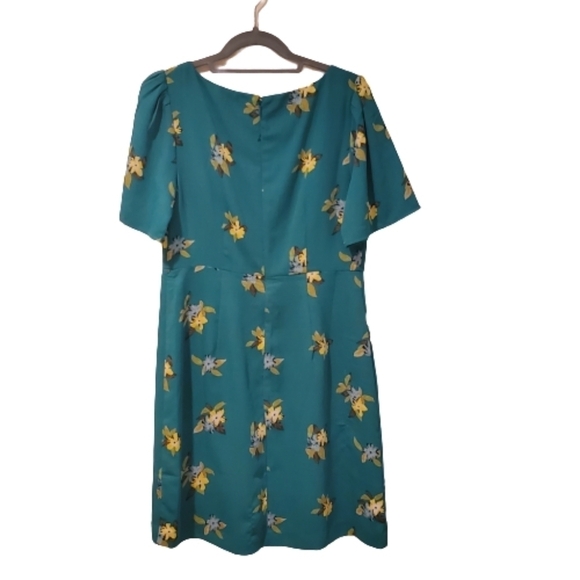 Ann Taylor Factory Floral Square Neck Dress - Picture 5 of 7